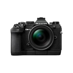 OM System OM-5 Mirrorless Camera with 12-45mm F/4 Pro Lens (Black)